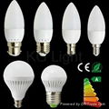 China Factory LED energy saving light bulb global type G125 E27 base dimmable 3