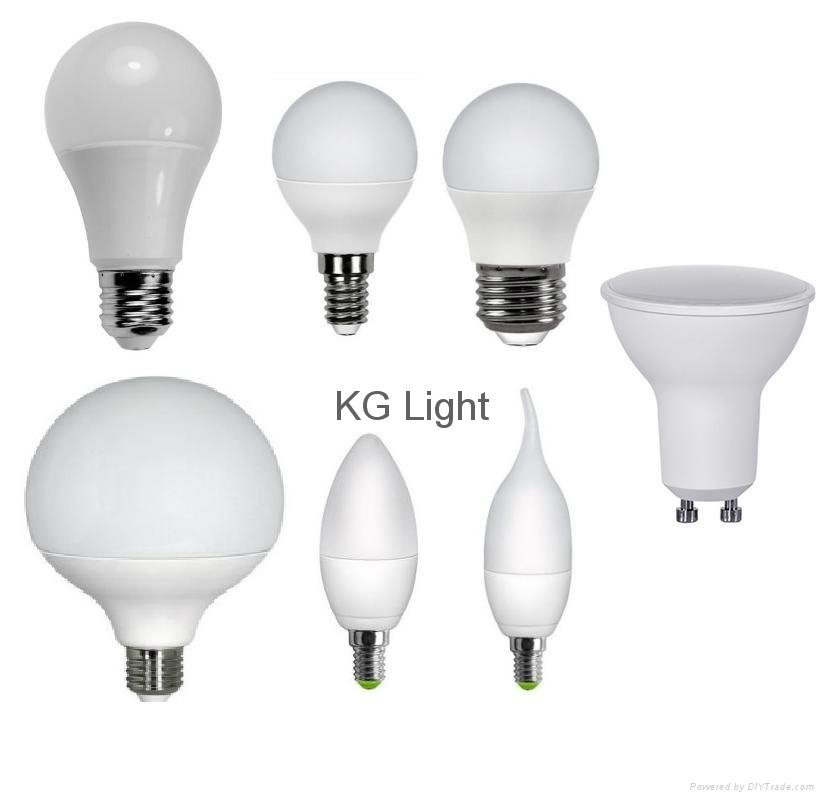 China Factory LED energy saving light bulb global type G125 E27 base dimmable 5