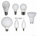 China Factory LED energy saving light bulb global type G125 E27 base dimmable 5