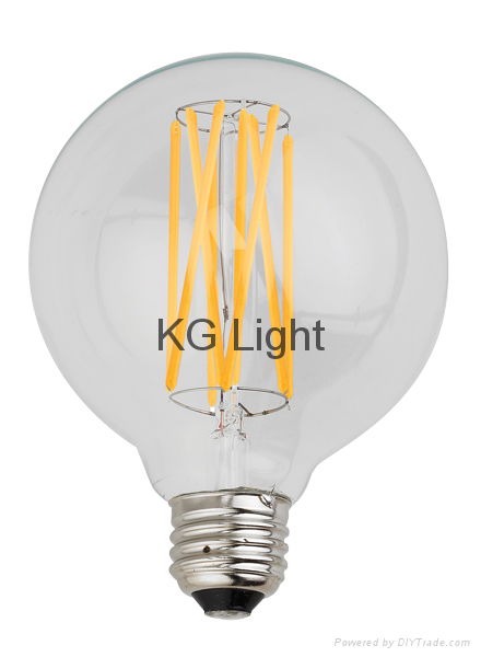 LED EDISON BULB Wholesale led filament bulb light, E27/E14/B22 dimmable filament 4