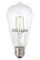 ST21 ST64 Dimmable Vintage edison light lamp led filament bulb 8w 10w 6w 4