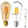 ST21 ST64 Dimmable Vintage edison light lamp led filament bulb 8w 10w 6w