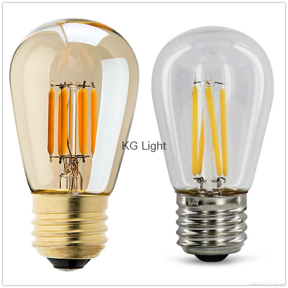 ST21 ST64 Dimmable Vintage edison light lamp led filament bulb 8w 10w 6w 2