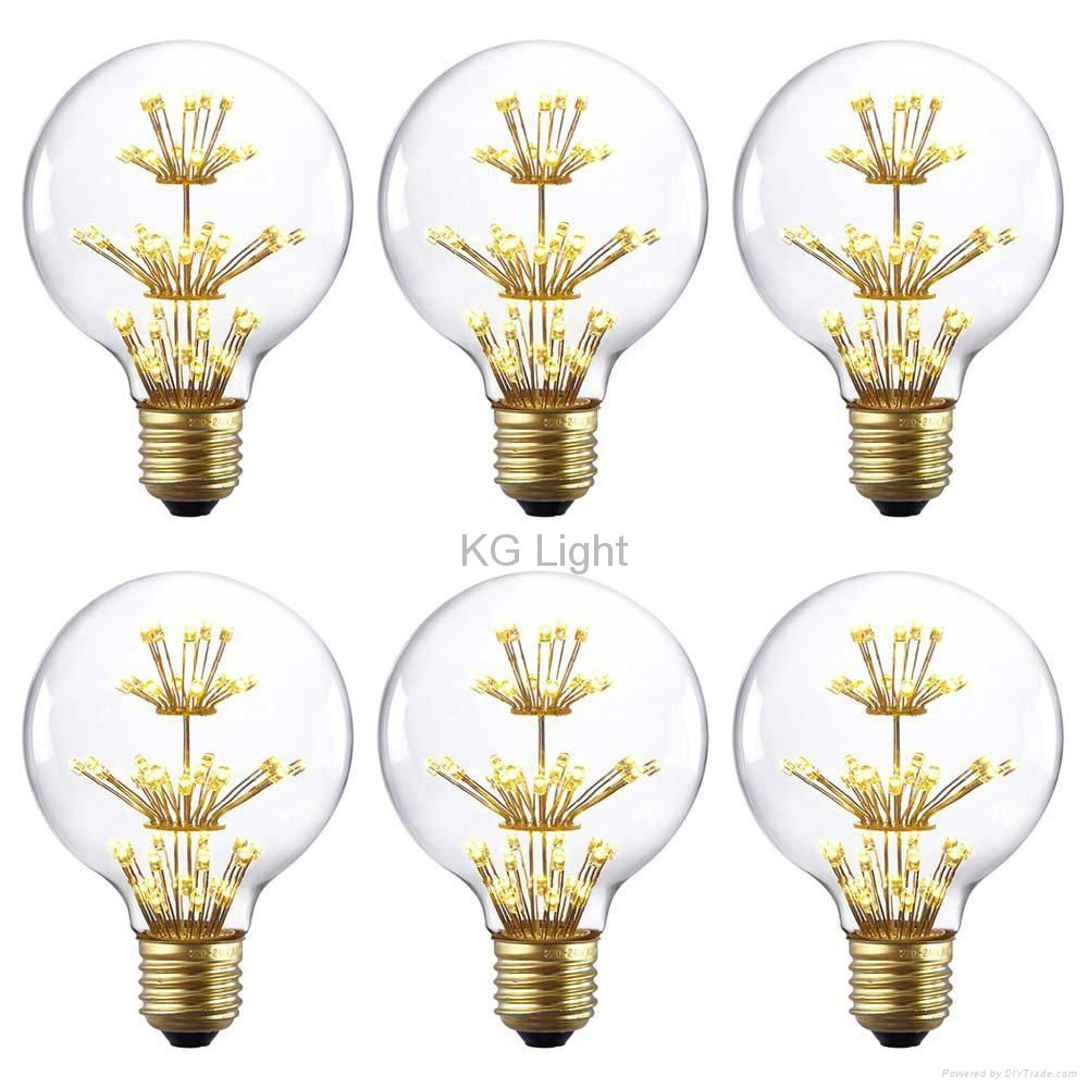 Decorative LED Edison Bulb Vintage Dimmable E26 60W  A19 ST64 G45 G95 G125 C35 5