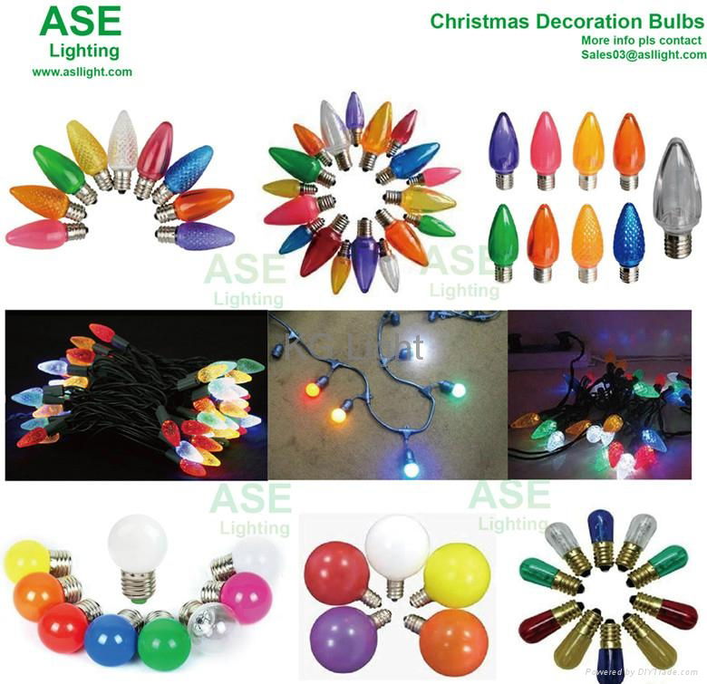 s14 string lights decorative led bulb e27 0.7W chrismas led bulb s14 e26