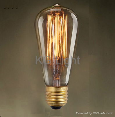 Vintage Edison Bulb Home Decor ST64 Edison Bulb 40W Vintage Edison Light Bulb 2