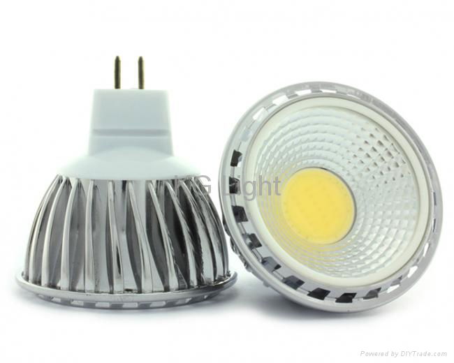 Aluminium CRI 80 bivolt cob mr16 led spot light mr16 220v 5w ce rohs ac/dc 12v 3