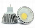 Aluminium CRI 80 bivolt cob mr16 led spot light mr16 220v 5w ce rohs ac/dc 12v 3