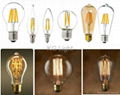 2016 Newest Design LED Filament Bulb , led G125 6W 8W Dimmable LED light bulb 2