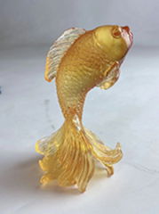 琉璃金魚擺件