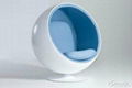 New fiberglass Space ball chair inspired by Eero Aarnio