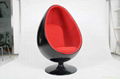 Fiberglass Lounge Oval Relaxing Egg Pod Space Eye Ball chair 2