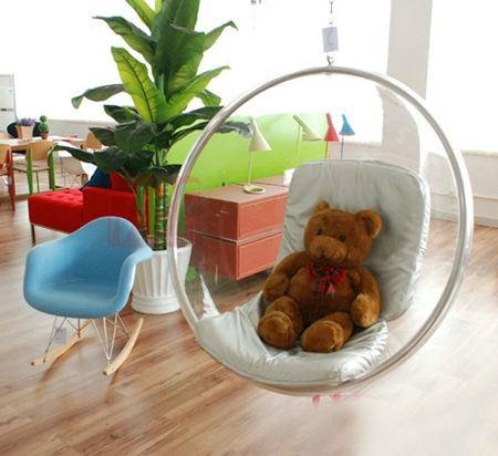 Transparent Bubble  scoop Balloon Hanging Chair 2