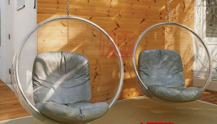 Transparent Bubble  scoop Balloon Hanging Chair 4