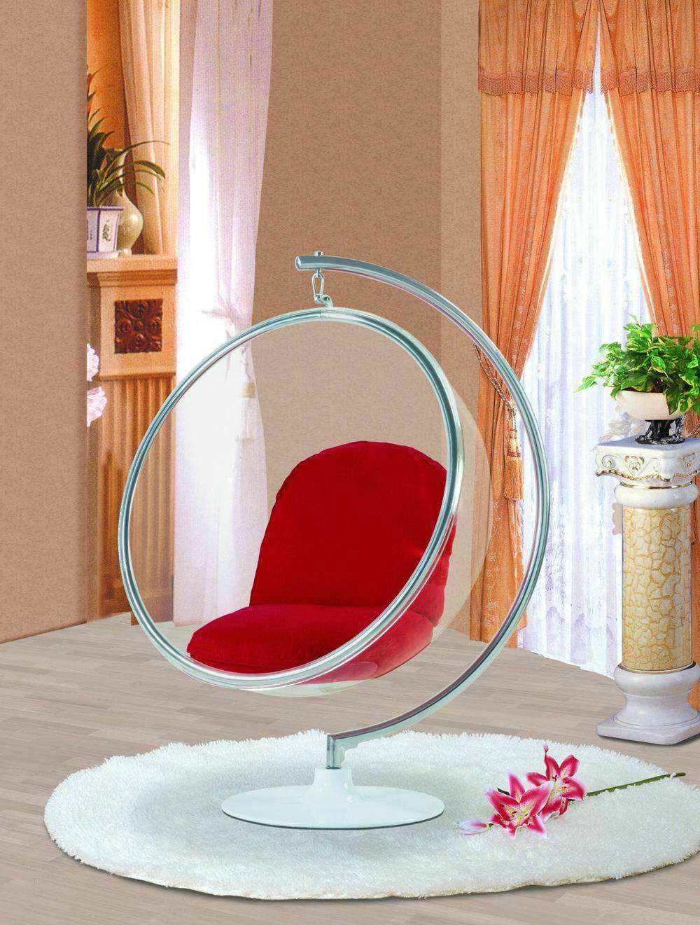 Transparent Bubble  scoop Balloon Hanging Chair 3