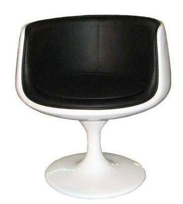 Vintage Furniture fiberglass Aviator Cup shape Chair Alu dining chair 3