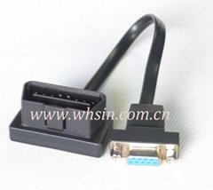 obd data cable obdii calbe Cable assemblies