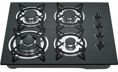 built-in gas hob