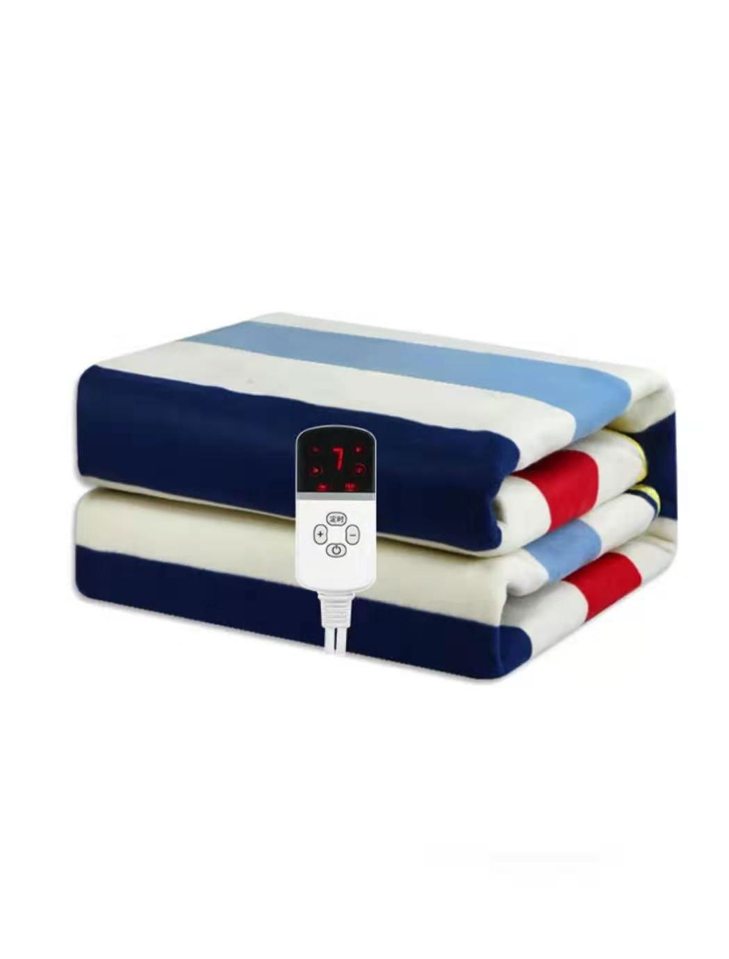 Automatic shut off electric heating blanket