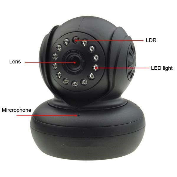 720P P2P wifi IP camera support motion detection and email alert 2