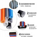 Silicone Fiberglass Sleeving / Silicone coated fiberglass tube
