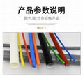 Silicone Fiberglass Sleeving / Silicone coated fiberglass tube 9