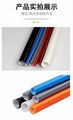 Silicone Fiberglass Sleeving / Silicone coated fiberglass tube 15