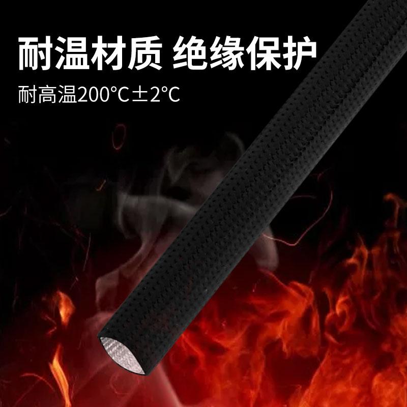 玻纖管 硅膠纖維管 耐高溫200度套管 3