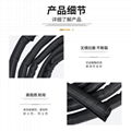 Self-winding textile casing