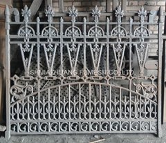 Cast iron gate