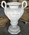 Cast iron urn