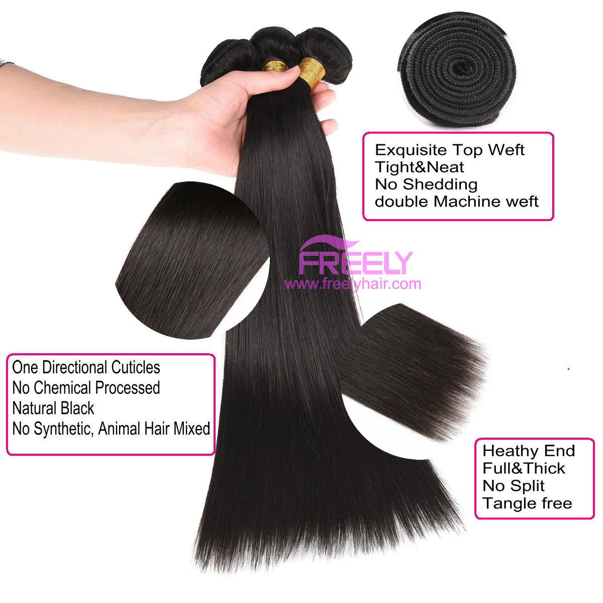  Brazilian Virgin Human Hair Weave