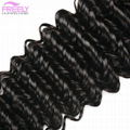 10A Human Hair Deep Wave Remy Curly Hair Natural Black 2