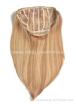 clip in hair extensions,instand hair weft 2