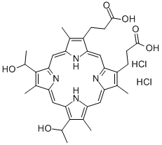 Hematoporphyrin dihydrochloride