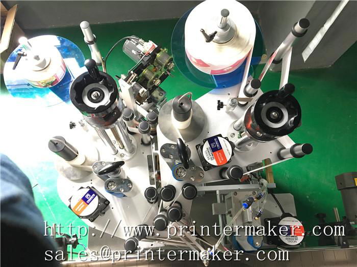 Automatic Labeling Machine for Bottles Side and Top Combination 3