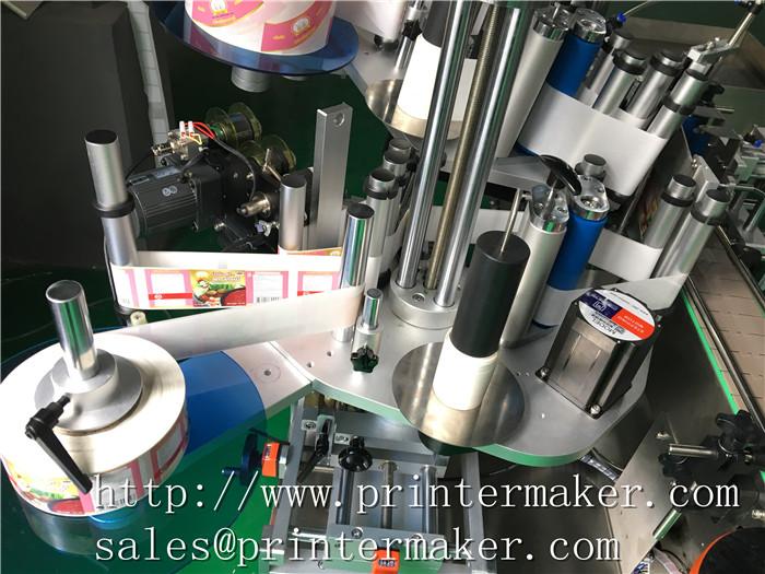 Automatic Labeling Machine for Bottles Side and Top Combination 5