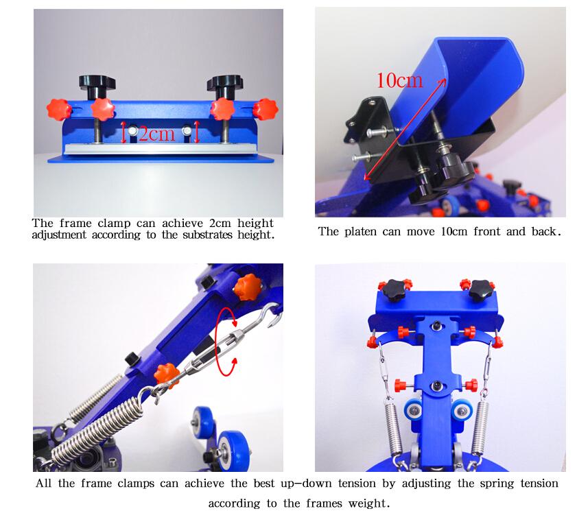 Table Type 3 Color 1 Station Screen Press with Dryer 3