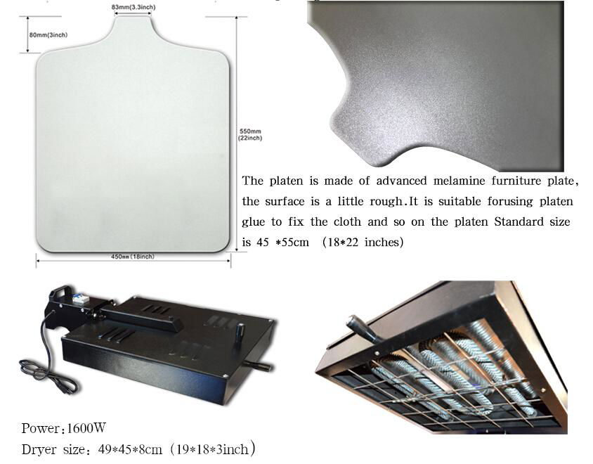 Table Type 3 Color 1 Station Screen Press with Dryer 4