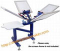 4 Color 1 Station Press Printer with Metal Stand