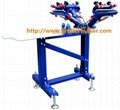 4 Color 1 Station Press Printer with Metal Stand 2
