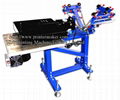 3 Color 1 Station Floor Type Screen Press with Dryer 1