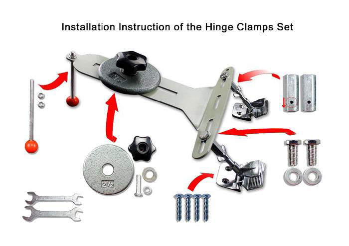 Screen Printing Set With Hinge Clamps 3