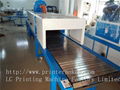 Infrared Drying Tunnel For Bottle-Stainless steel conveyor with 4 lines of fixtu