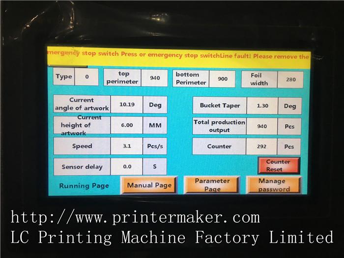 Heat transfer machine for Painting Bucket 2