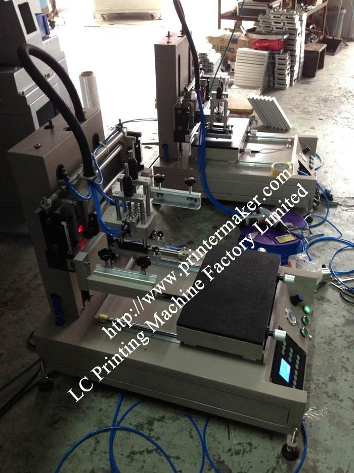 Desktop Flat Screen Printer with Sliding Vacuum Table 5