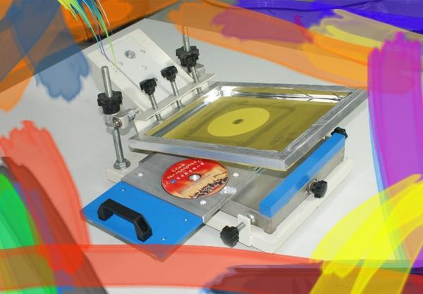 Manual CD DVD Screen Printing Machine 5