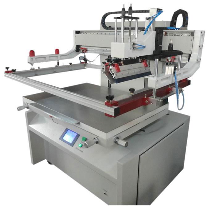Fully Electrical Driven Flat Bed Screen Printer With PLC Control and Servo Motor 3
