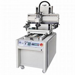 Flat Screen Printing Machine with Sliding Working Table