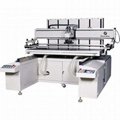 Large Size Flatbed Screen Printing Machine with Sliding Working Table